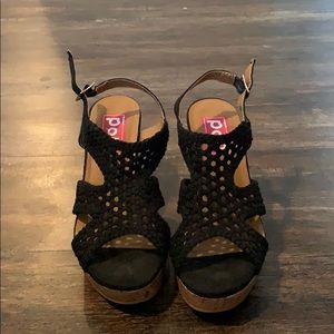 🖤Cute Black Wedges🖤